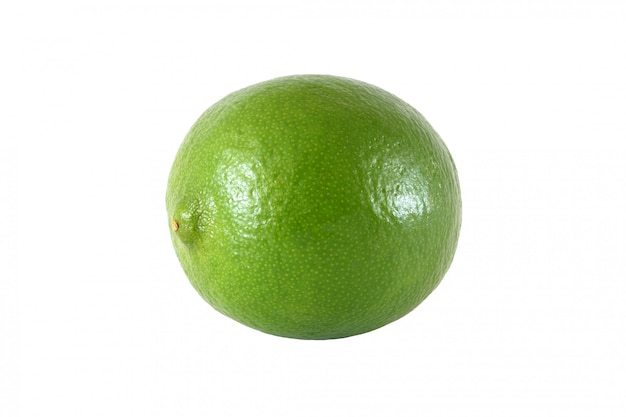 Whole lime isolated 