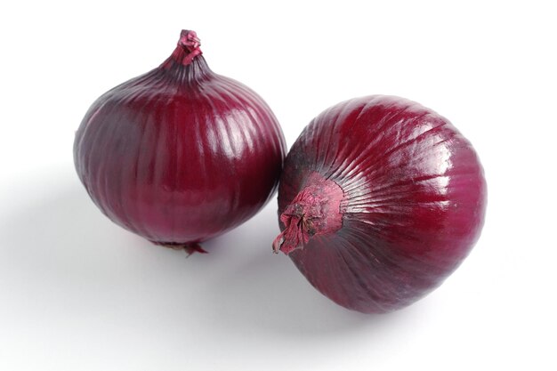 Whole red onions