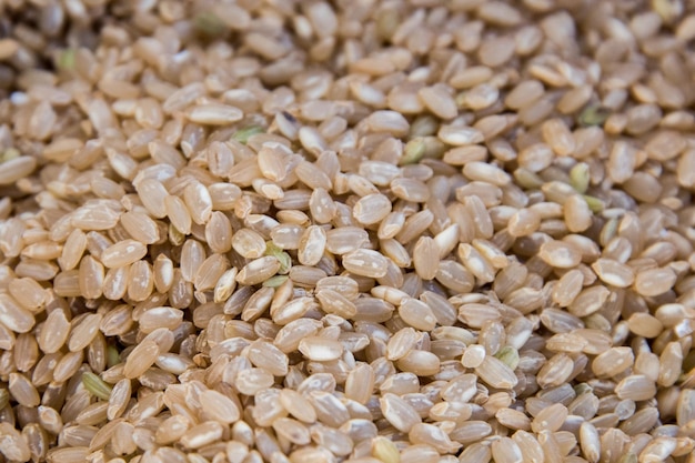 Whole rice at the market