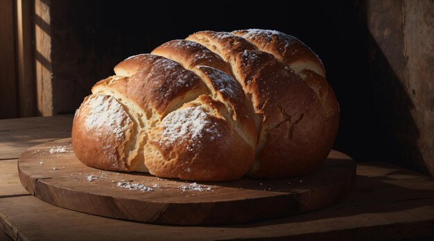 Whole Wheat Bread Product Display Presentation Food Photography