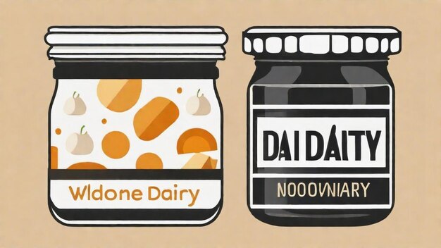 Photo wholesome dairy products