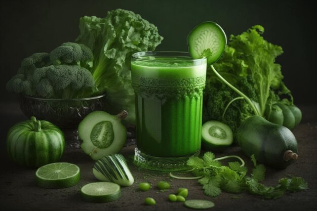 Wholesome green juice