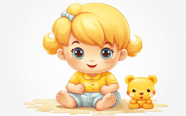 Wholesome Infant Puzzle Games on Transparent Background