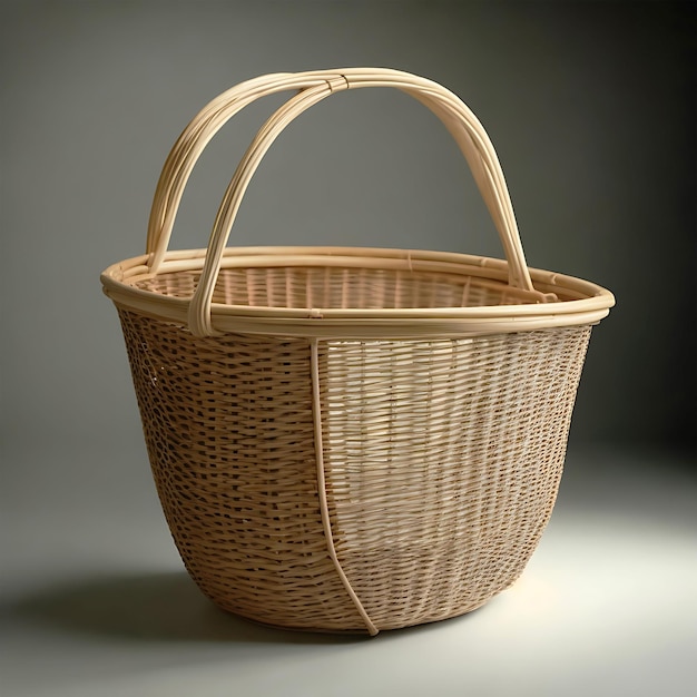 Wicker basket ai generate