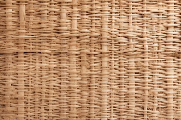 wicker basket with a white background