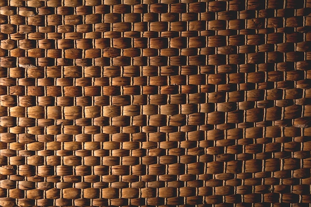 Wicker texture close up