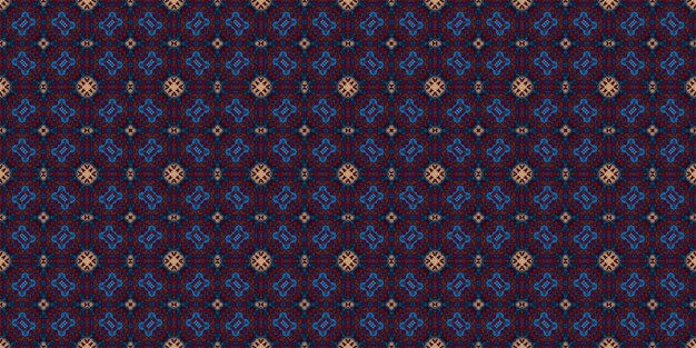 Wide abstract seamless pattern Woven art pattern Abstract background and texture