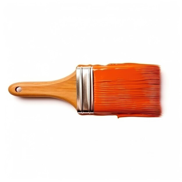 Wide brush isolated