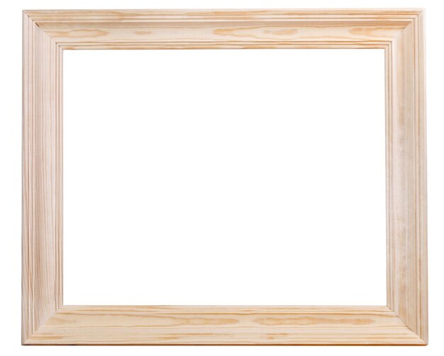 Wide light simple picture frame