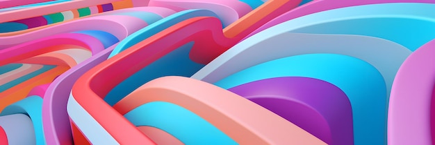 Wide screen colorful abstract wallpaper background design