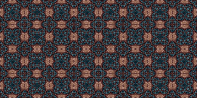 Wide seamless pattern Abstract woven Kaleidoscope