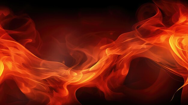 Widescreen Abstract Fire Background