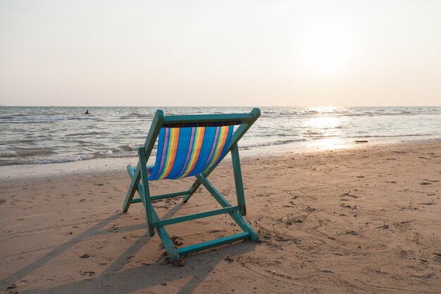 Wieg op het strand