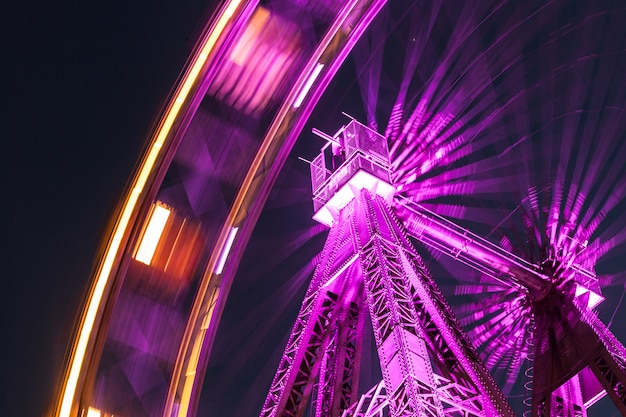 Photo wiener riesenrad, famous ferris wheel in wien