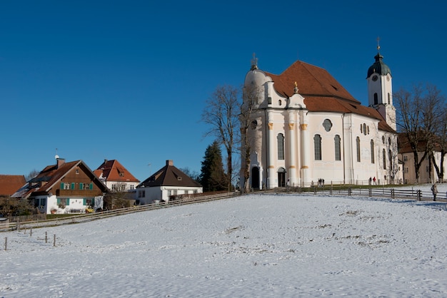 Wieskirche in de winter