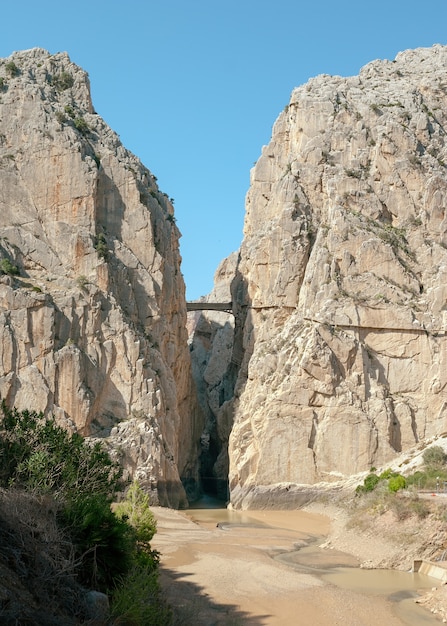 Foto vista sulla gola di gaitanes