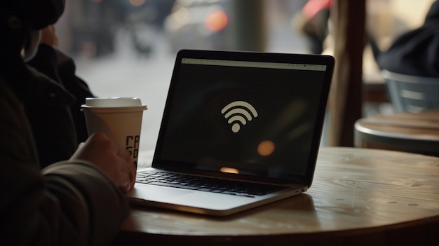 Wi-Fi 네트워크 인터넷 연결 상징 로고 사이버 속도 핫스 현대 우주 서비스 연락처