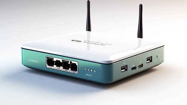 Wifi Router on white