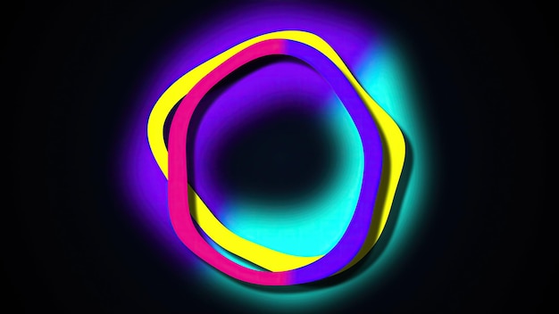 Wiggle colorful circles