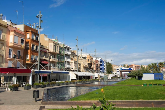 Wijk El Serrallo in Tarragona Catalonië Spanje