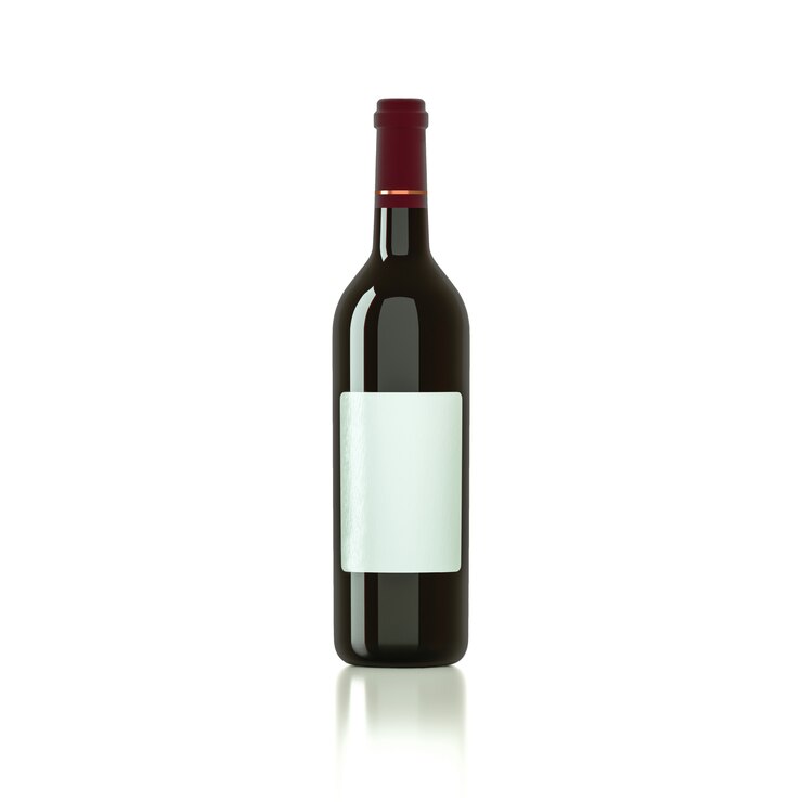 Foto wijnglas voor mockup