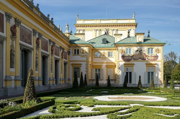 Wilanówpaleis in warschau, polen