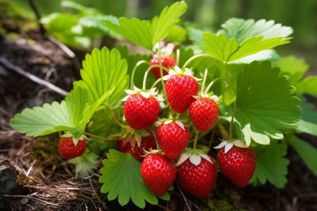 Wild aardbeienplant ar 32 c 25