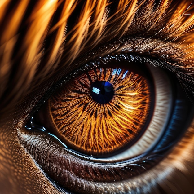 wild animal eye