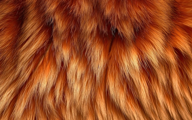 Wild animal fluffy fur texture orange and brown patterned