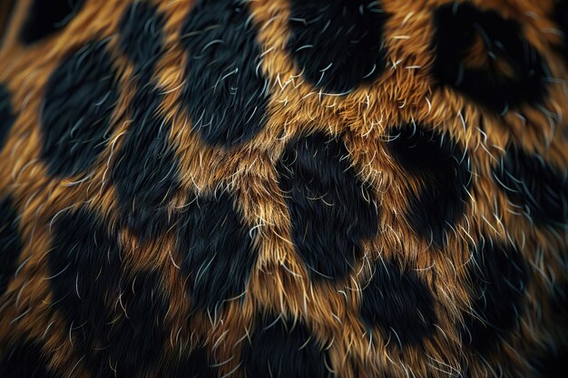 Photo wild animal pattern background texture close up material