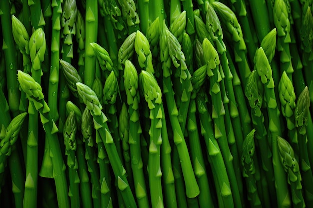 Wild Asparagus background