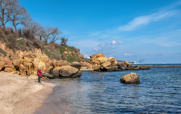 Wild Beach in Odessa Ukraine