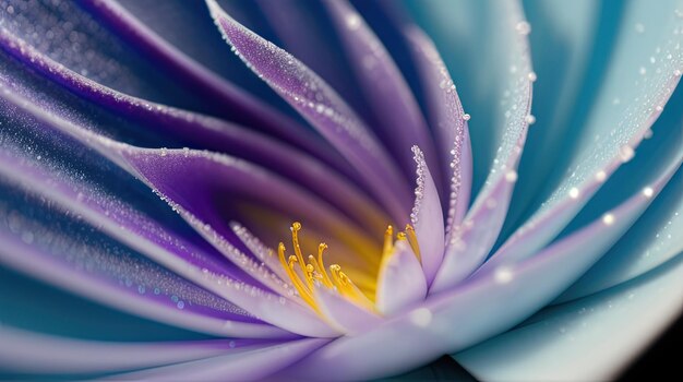 Wild beautiful flower closeup