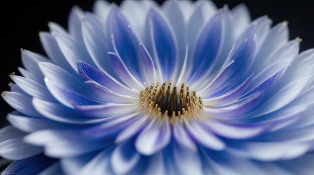 Wild beautiful flower closeup