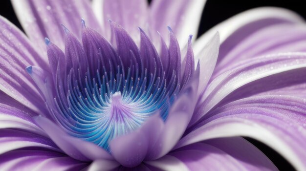 Wild beautiful flower closeup