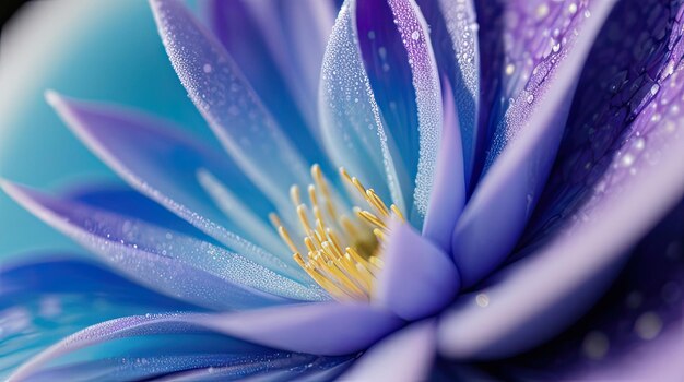 Wild beautiful flower closeup