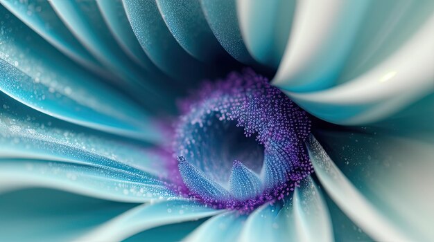 Wild beautiful flower closeup