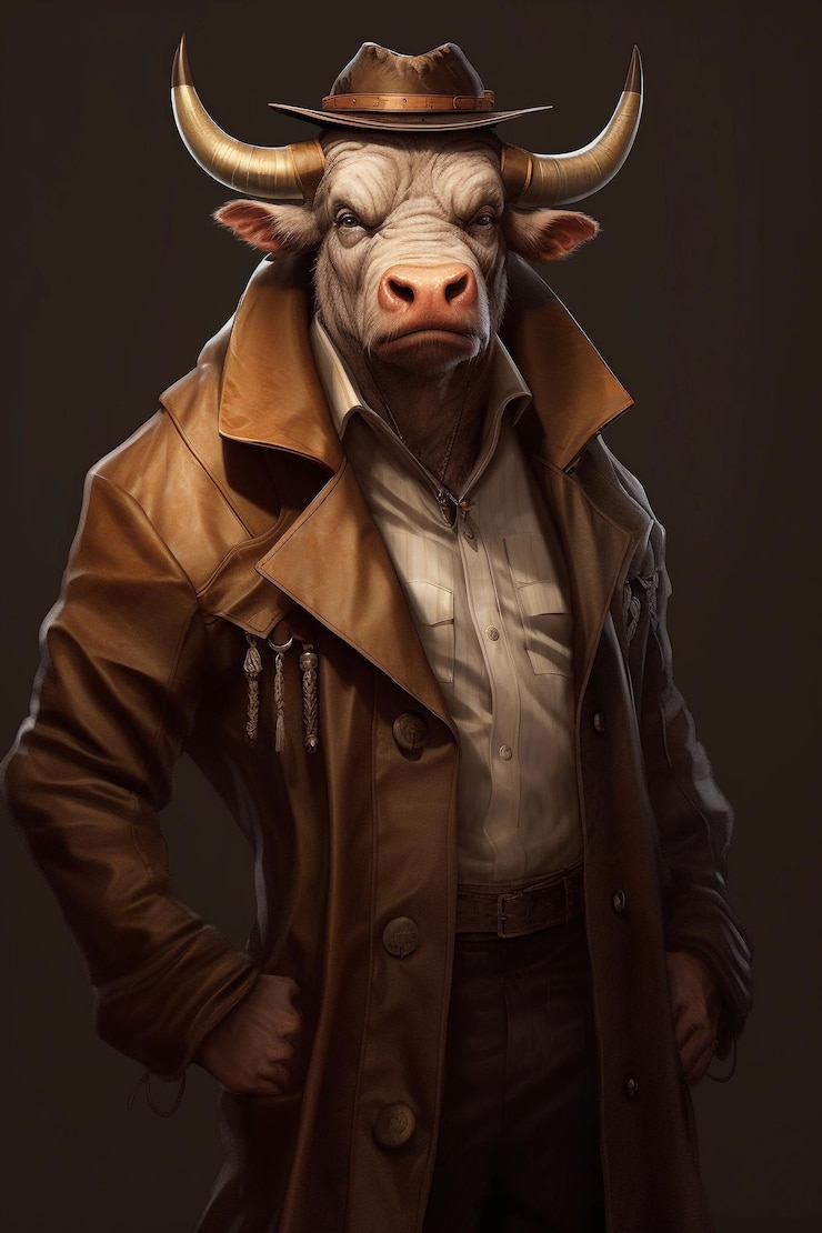 Foto wild beauty onthult de wereld van buffalo-personages