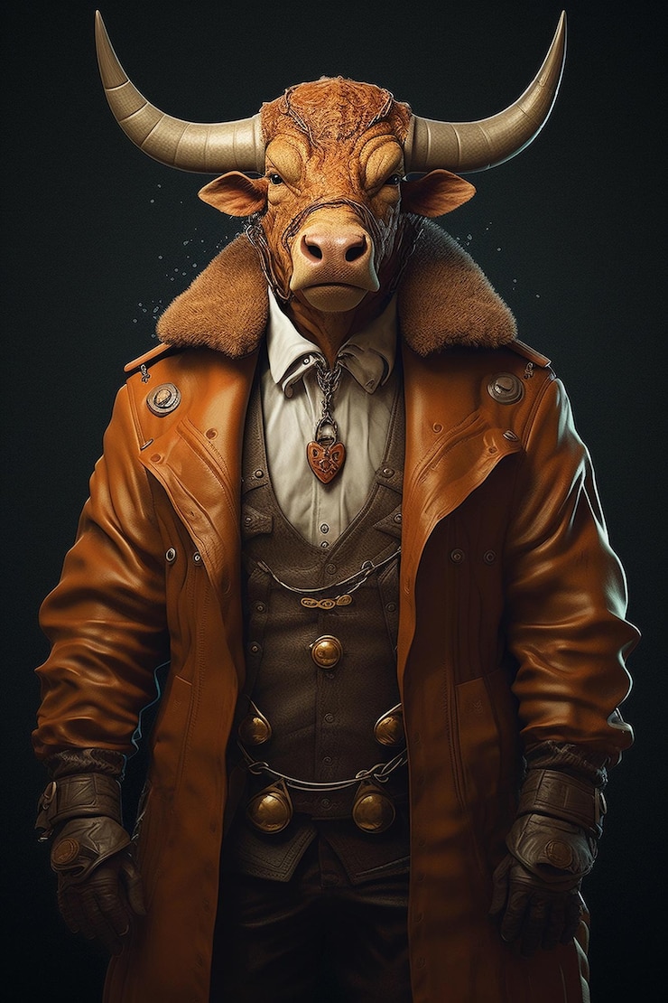 Foto wild beauty onthult de wereld van buffalo-personages