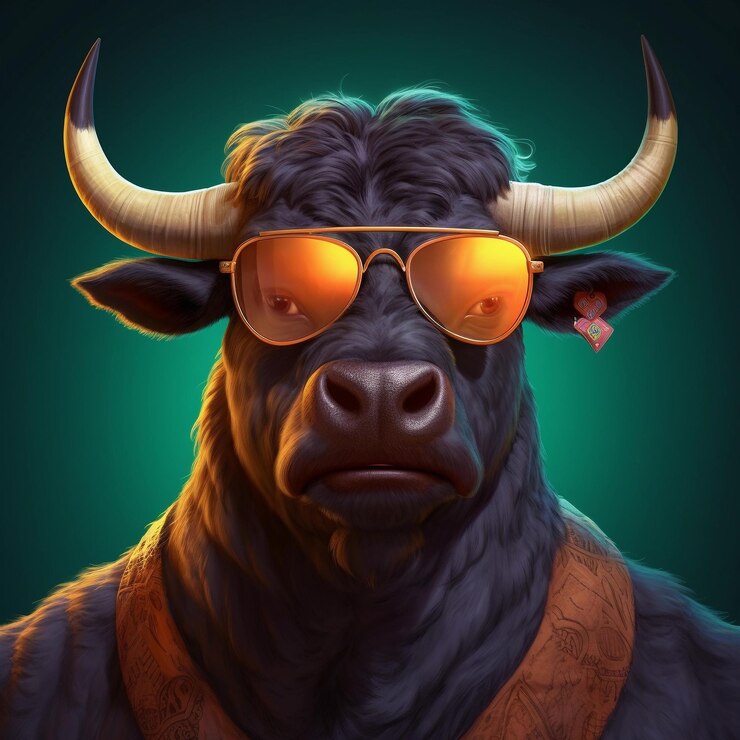 Foto wild beauty onthult de wereld van buffalo-personages