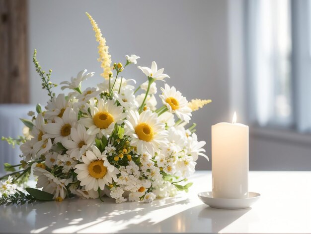 Wild Blooms and Candlelight