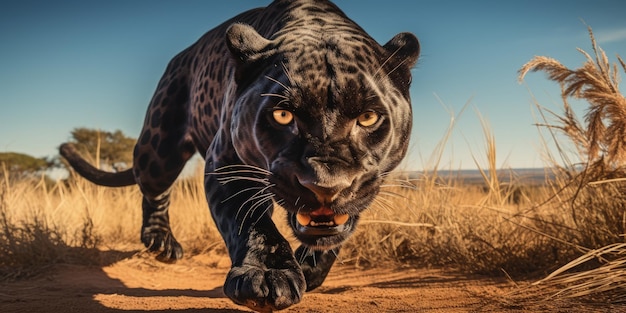 Wild cat cougar jaguar puma panther