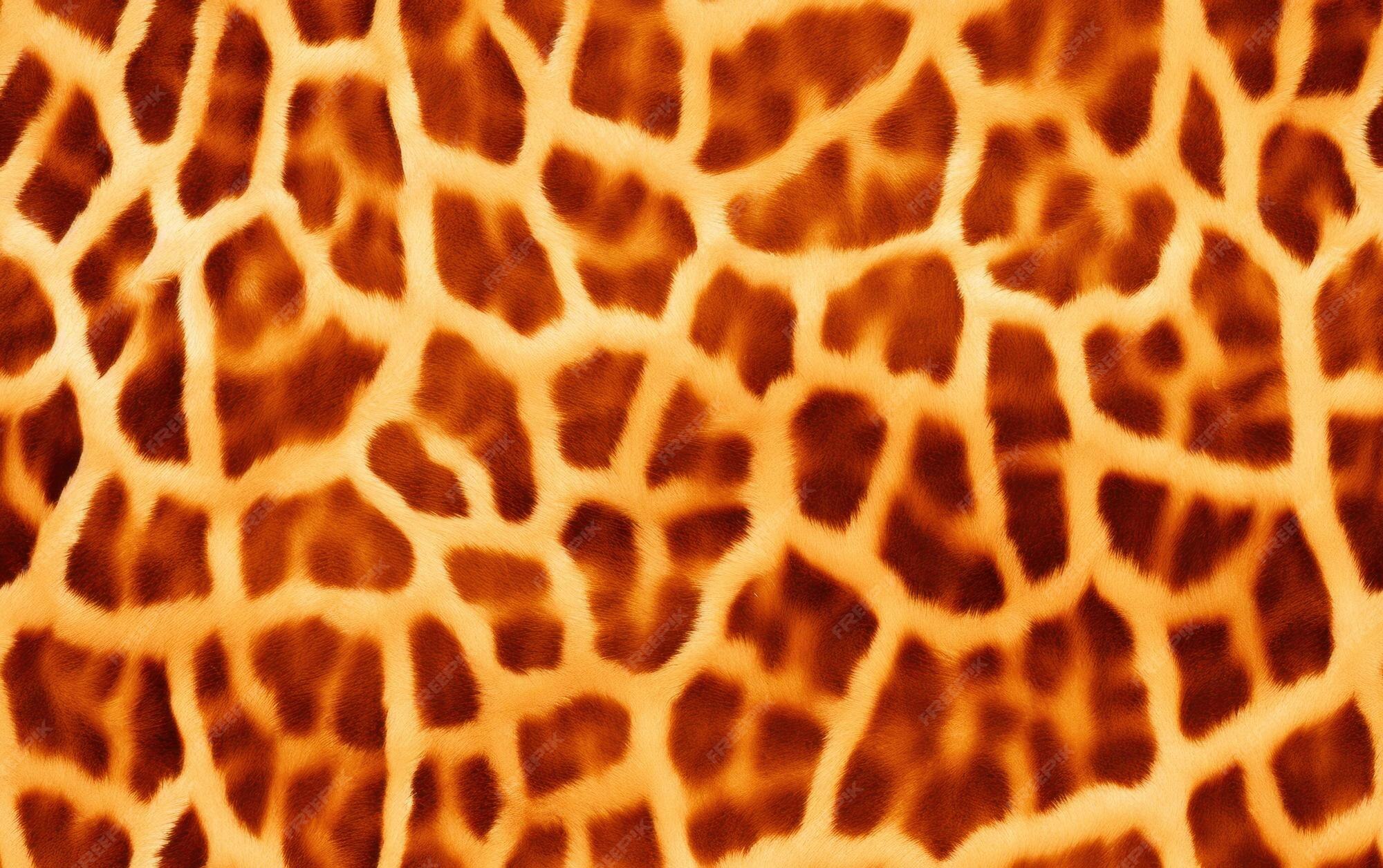 Premium AI Image | Wild Giraffe Hide Texture