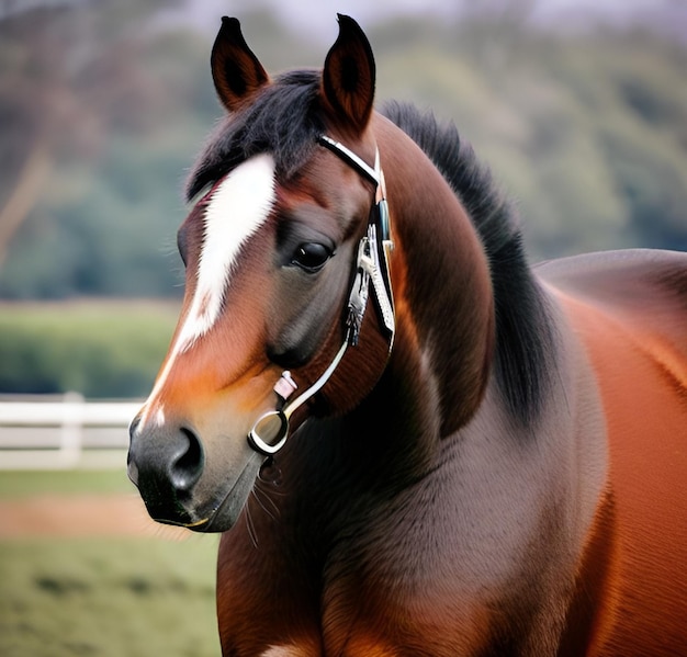 wild paard fotografie buiten zomer heet