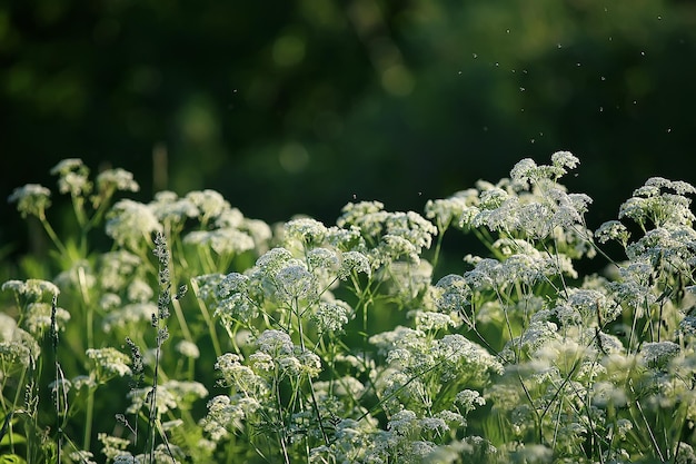 野生の野花フィールド/自然の風景、抽象的な背景ビュー夏の花の詳細花