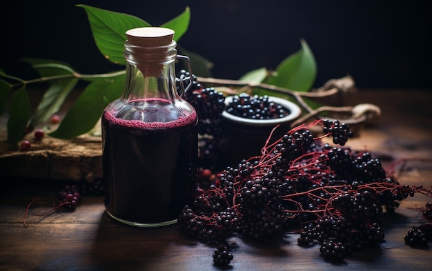 Wildcrafted Elderberry Syrup