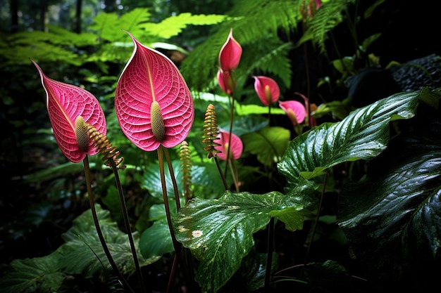 Foto wilde planten omhelzen in de woestijn