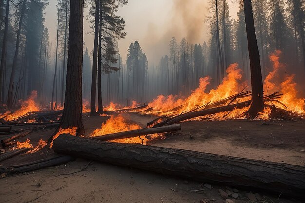 Wildfire and its consequences on nature