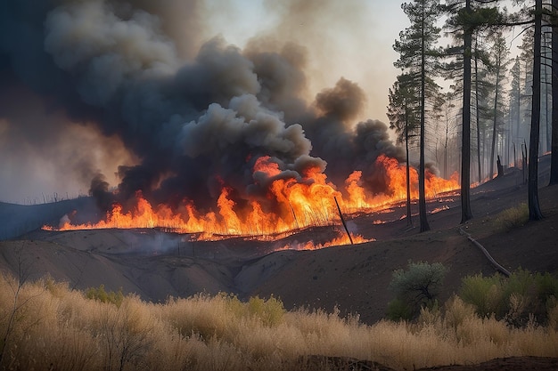 Wildfire and its consequences on nature