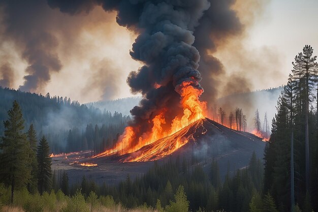 Wildfire and its consequences on nature